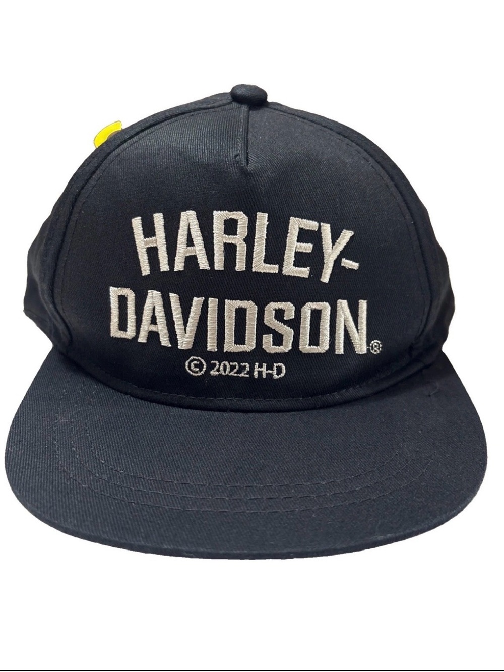 HARLEY DAVIDSON Hat Cap Black Embroidered Biker Motorcycle Snap Back Youth 2-4T